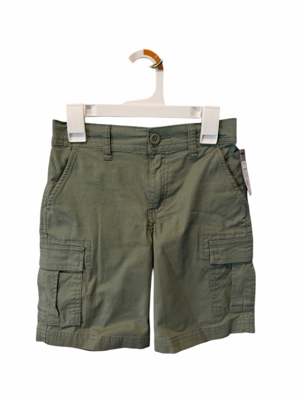 art class Olive Green Cargo Shorts Boys S 6/7 NWT Stretch Utility
